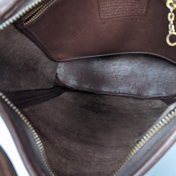 Vintage Coach Duffle 9060 Sac a dark brown Shoulder Bag - Picture 10 of 12